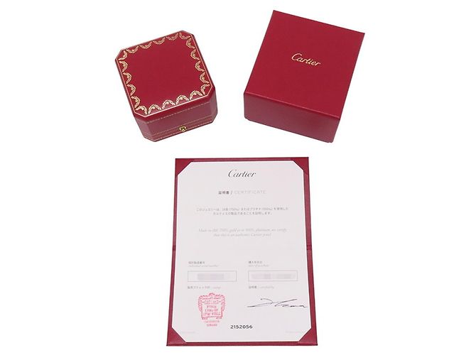 Anello Cartier Trinity Small Model Oro 18K Argento D'oro - vista 9