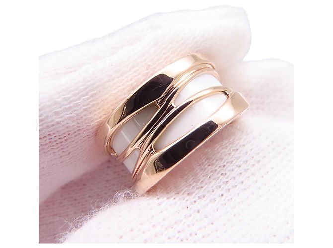 Bulgari Collar Bvlgari B.zero1 Legend Blanco Dorado - vista 6