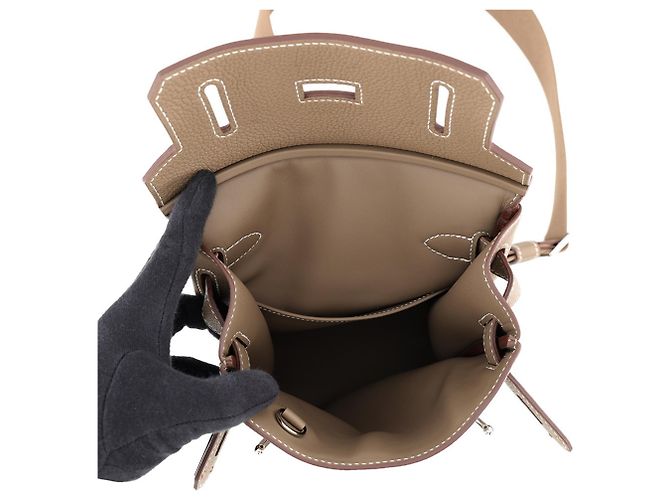 Hermès Hermes Kelly Accad PM Body Bag Taupe - vista 6
