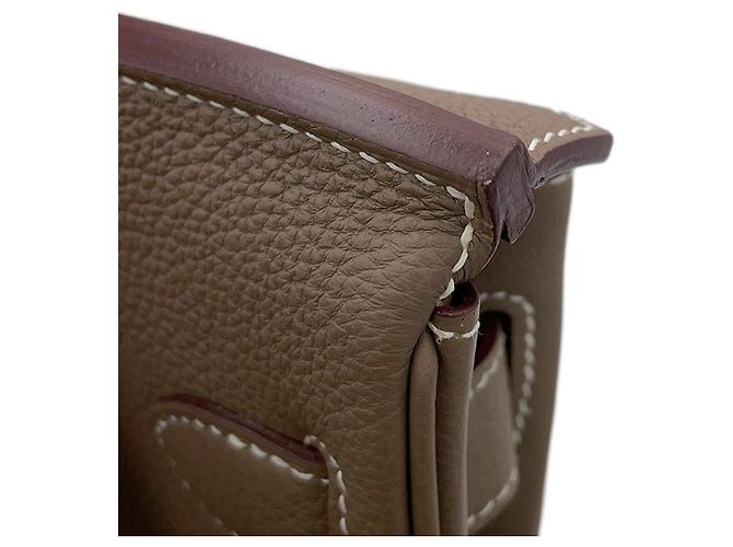 Hermès Hermes Kelly Accad PM Body Bag Taupe - vista 7