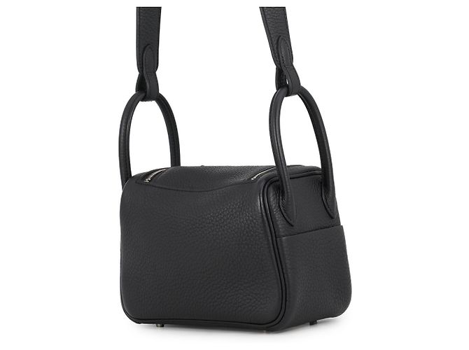 Hermès Borsa a mano Hermes Lindy Mini Nero - vista 2