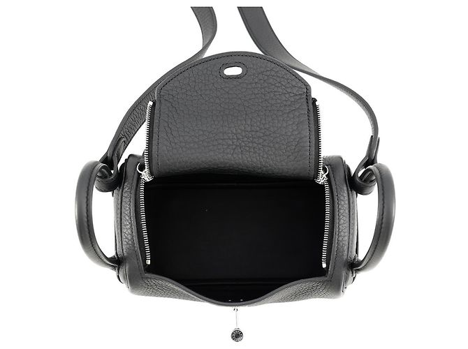 Hermès Borsa a mano Hermes Lindy Mini Nero - vista 5