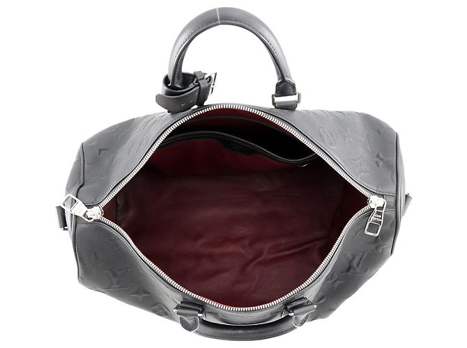 Borsa Boston Louis Vuitton Monogram Revelation Keepall Bandoulière 45 Nero Monogramma - vista 4