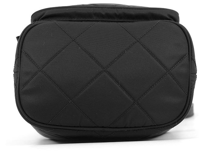 Prada Duet Triangle Nylon Handtasche Schwarz - Ansicht 3