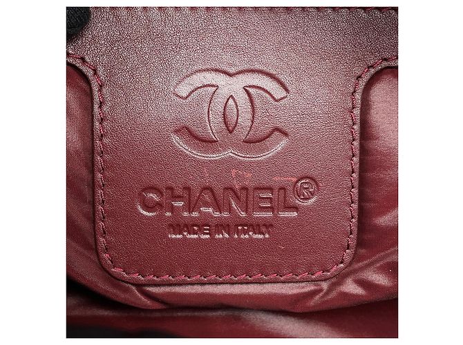 Cocoon Borsa Tote Chanel in nylon nero - vista 14