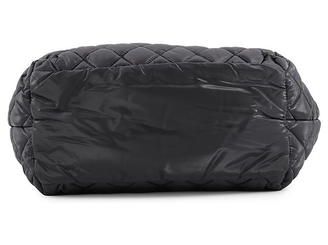 Cocoon Borsa Tote Chanel in nylon nero - vista 3