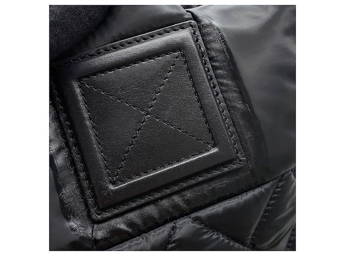Cocoon Borsa Tote Chanel in nylon nero - vista 6