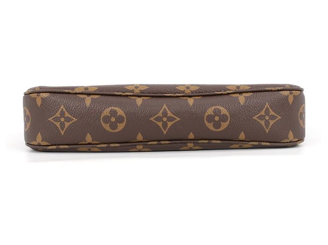 Borsa Louis Vuitton Monogram Pochette Accessoires Marrone Monogramma - vista 3