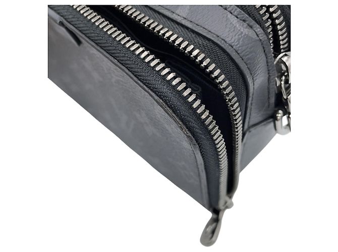 Portafoglio Louis Vuitton Monogram Eclipse Alpha Nero Monogramma - vista 9