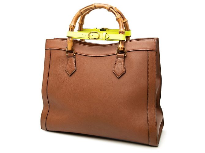 Gucci Bamboo Diana Shopper Tasche Medium Braun - Ansicht 2
