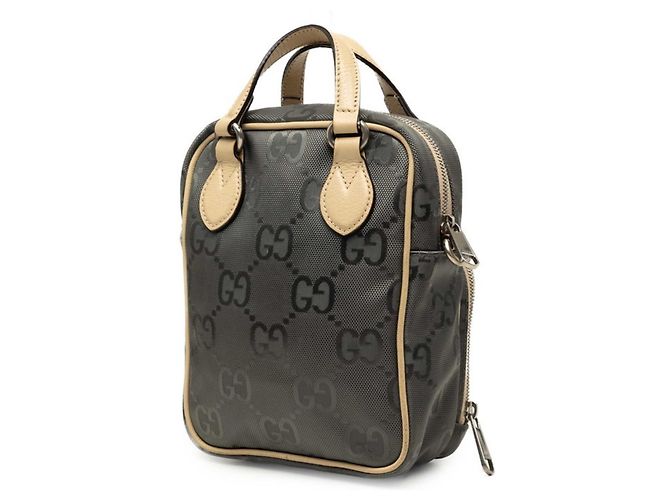 Borsa Gucci GG Nylon Off the Grid Beige - vista 2