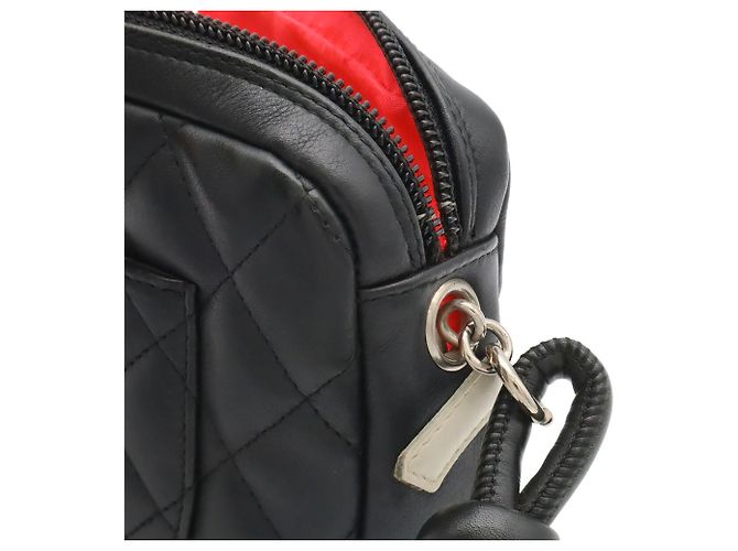Borsa Chanel Cambon Line Coco Mark Nero - vista 10