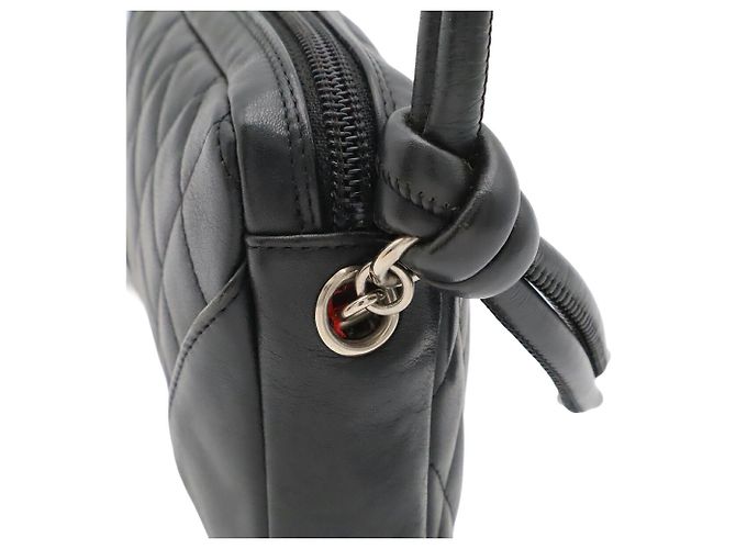 Borsa Chanel Cambon Line Coco Mark Nero - vista 5