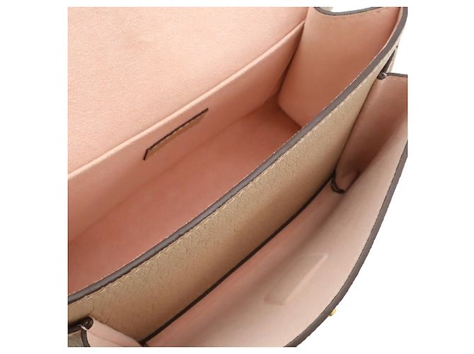 Borsa a tracolla con catena Louis Vuitton MyLockme Grigio - vista 7