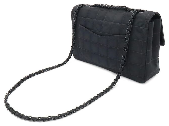 Borsa a Tracolla Chanel New Travel Line Nero - vista 3