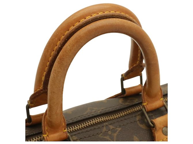 Borsa Louis Vuitton Monogram Speedy 25 Marrone - vista 5