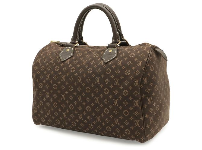 Borsa Louis Vuitton Monogram Mini Lin Speedy 30 Damier ebene - vista 3