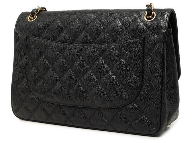 Borsa a tracolla Chanel Coco Mark Matelassé Double Flap con catena Nero - vista 2