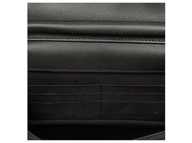 Chanel Coco Mark Boy Chain Wallet Shoulder Bag Black - view 5