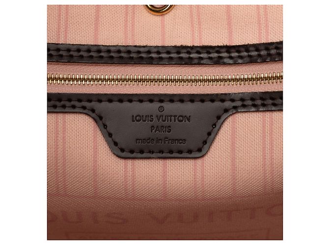 Borsa Tote Louis Vuitton Monogram Neverfull MM Marrone Rosa Monogramma - vista 5