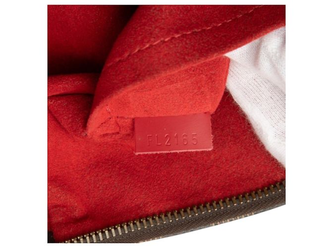 Borsa Tote Louis Vuitton Damier Caïssa MM Marrone Rosso Fuschia Damier ebene - vista 5