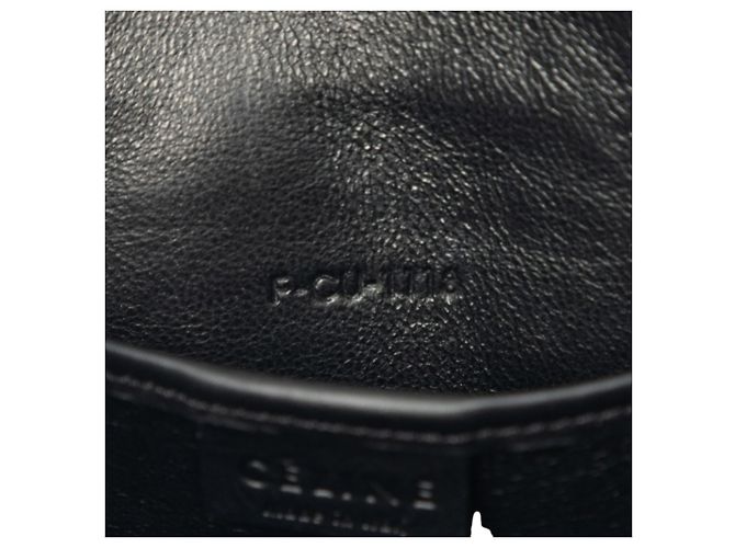 Céline Borsa Celine Luggage Nano Tricolor Nero Rosso Beige - vista 7