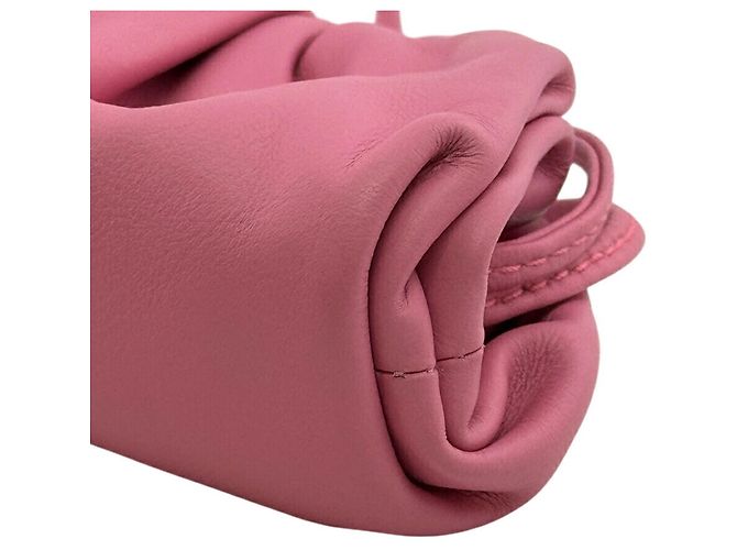 Bottega Veneta Mini The Pouch Coin Case Rosa - vista 4