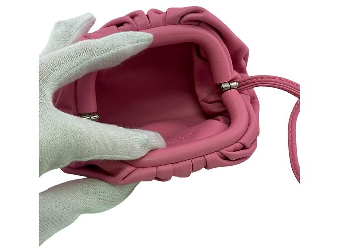 Bottega Veneta Mini The Pouch Coin Case Rosa - vista 7