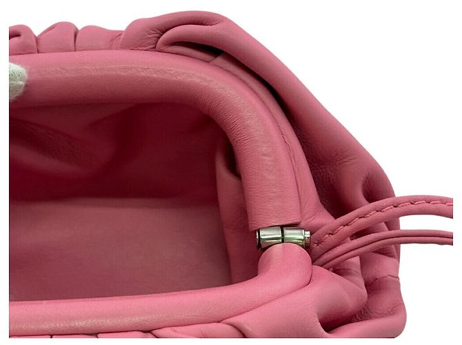 Bottega Veneta Mini The Pouch Coin Case Rosa - vista 8