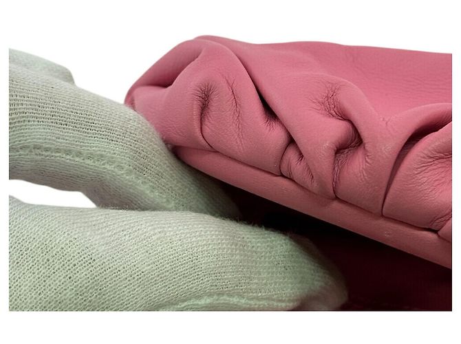 Bottega Veneta Mini The Pouch Coin Case Rosa - vista 9