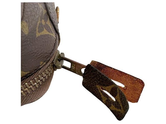 Louis Vuitton Pochette Monte Carlo Makeup Pouch Marrone Monogramma - vista 12