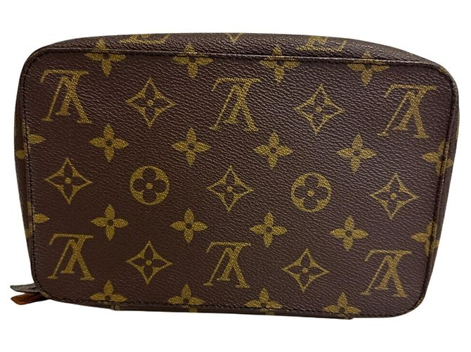 Louis Vuitton Pochette Monte Carlo Makeup Pouch Marrone Monogramma - vista 2