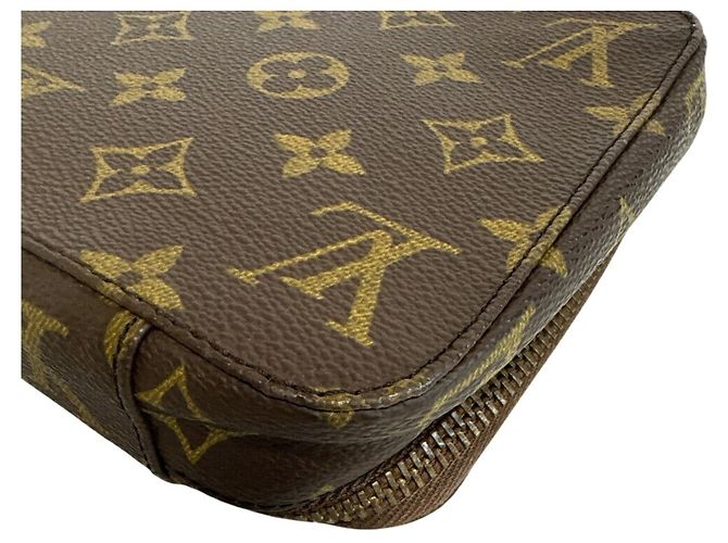 Louis Vuitton Pochette Monte Carlo Makeup Pouch Marrone Monogramma - vista 6