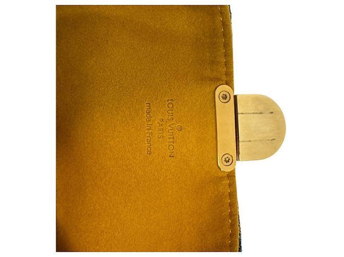Louis Vuitton M95007 Pochette Plat Clutch Blu Monogramma - vista 10