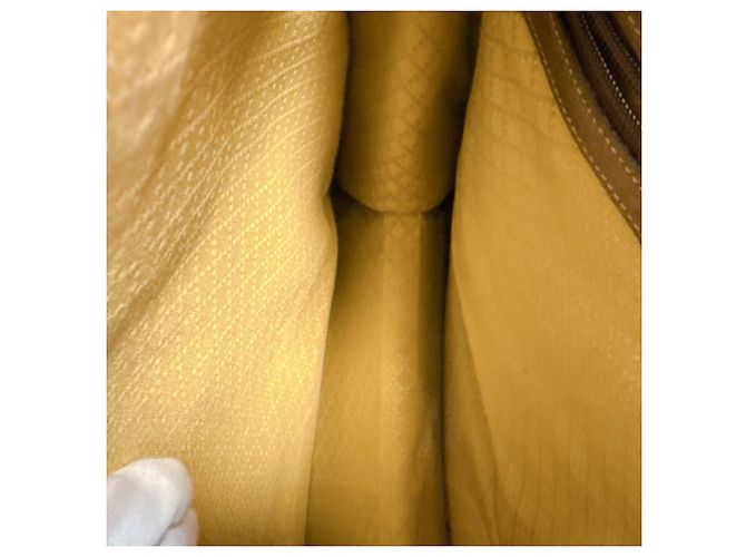 Gucci Ledertasche mit GG-Muster Braun - Ansicht 8