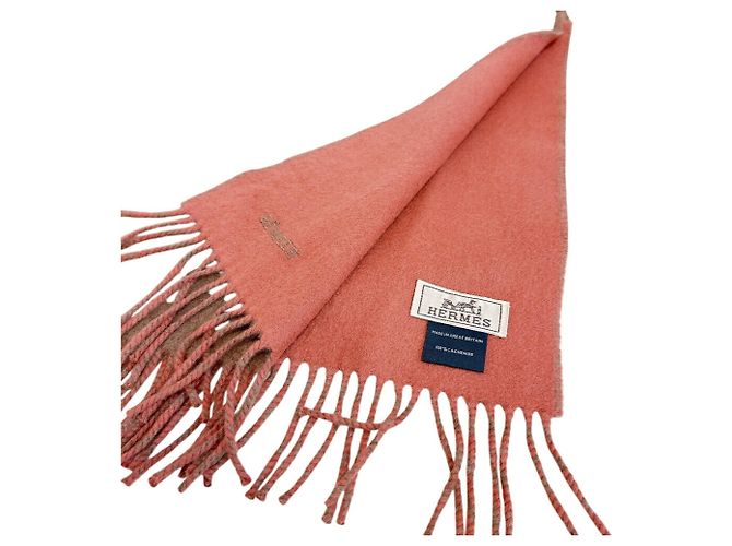 Hermès Foulard Hermes Bicolor Recto Verso Marrone - vista 4
