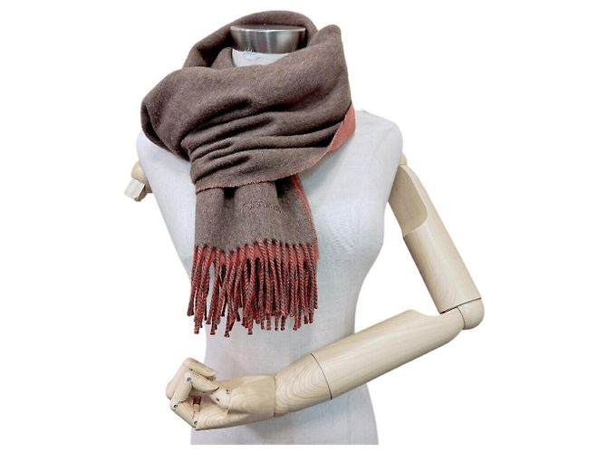 Hermès Foulard Hermes Bicolor Recto Verso Marrone - vista 7