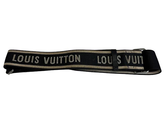 Bandoulière Louis Vuitton Noire - vue 7