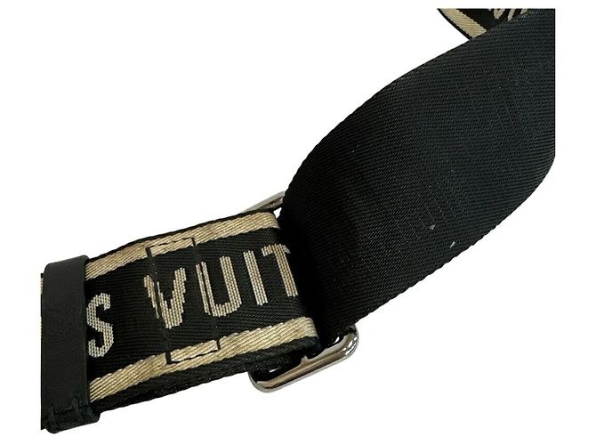 Bandoulière Louis Vuitton Noire - vue 8