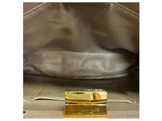 Borsa a spalla 2 vie Fendi Mini Peekaboo Marrone - vista 7