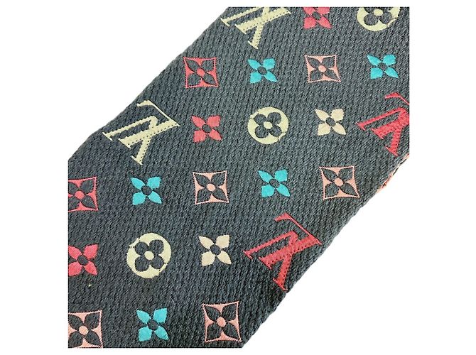 Louis Vuitton Echarpe Mania Rainbow Monogram Scarf Marineblau Monogramm - Ansicht 5