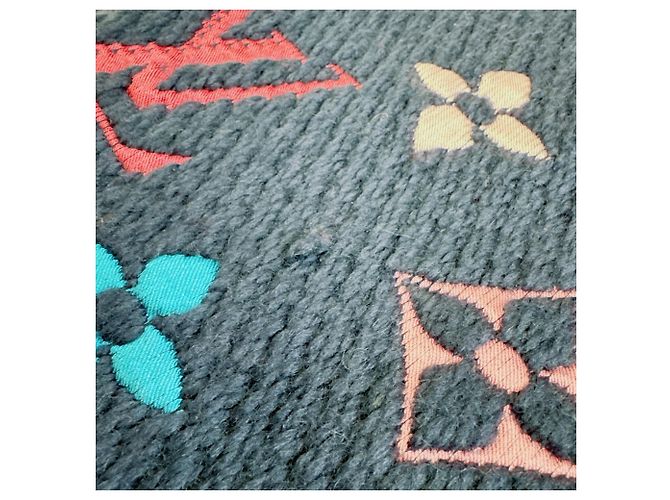 Louis Vuitton Echarpe Mania Rainbow Monogram Scarf Marineblau Monogramm - Ansicht 9