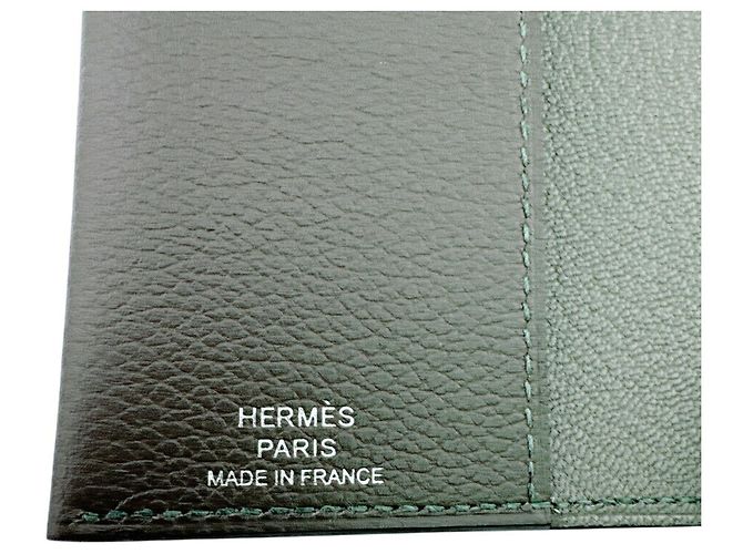 Hermès Portapassaporto Hermes R.M.S Verde Cachi - vista 9
