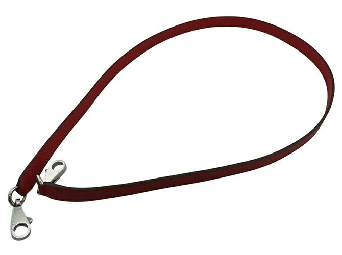 Hermès Tracolla Hermes Kelly Bolide in rosso Argento - vista 6