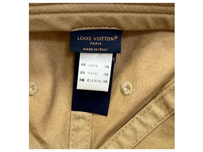 Cappellino in cotone Signature Louis Vuitton M5150M Marrone - vista 7