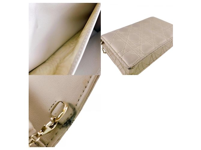 Pouch a Catena Lady Daily Christian Dior Beige - Ansicht 16