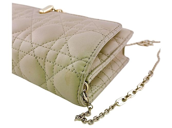 Pouch a Catena Lady Daily Christian Dior Beige - Ansicht 3