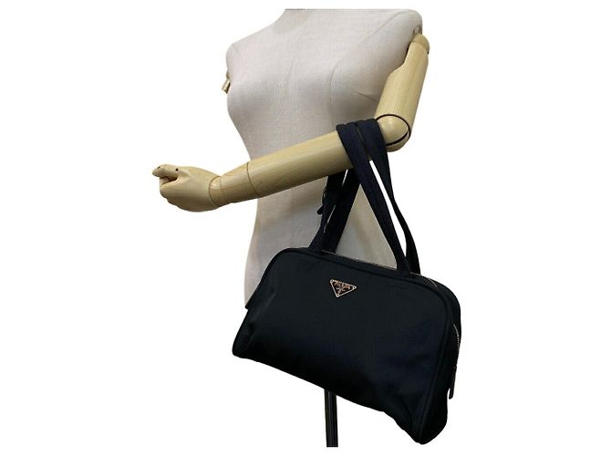 Borsa Prada Triangle Nero - vista 10