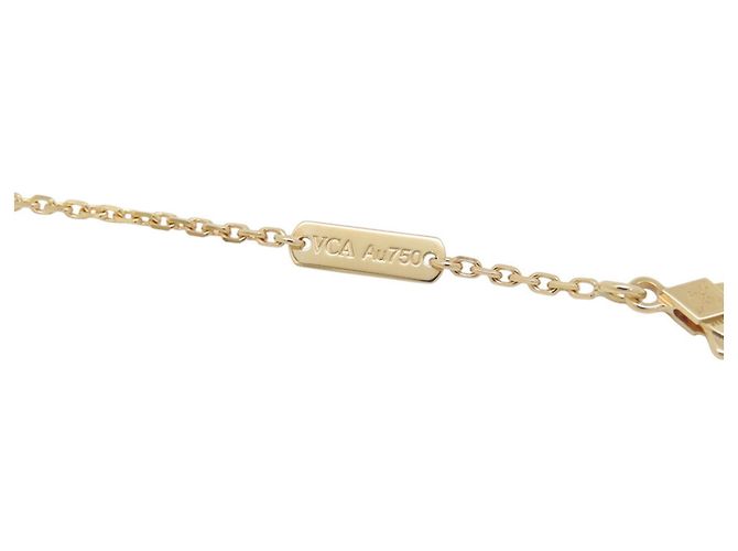 Collana Van Cleef & Arpels Alhambra in Oro Giallo D'oro - vista 7