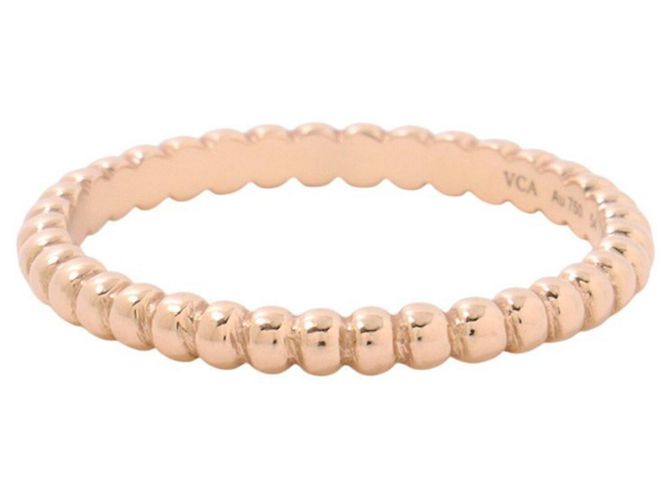 Van Cleef & Arpels Perlee Ring aus 18K Roségold Golden - Ansicht 2
